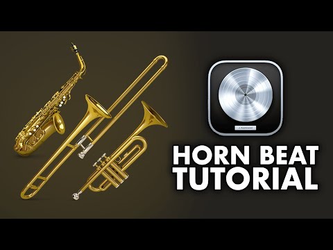 HORN BEATS  in Logic Pro 🎺🎷🔥 with All Stock Plugins!