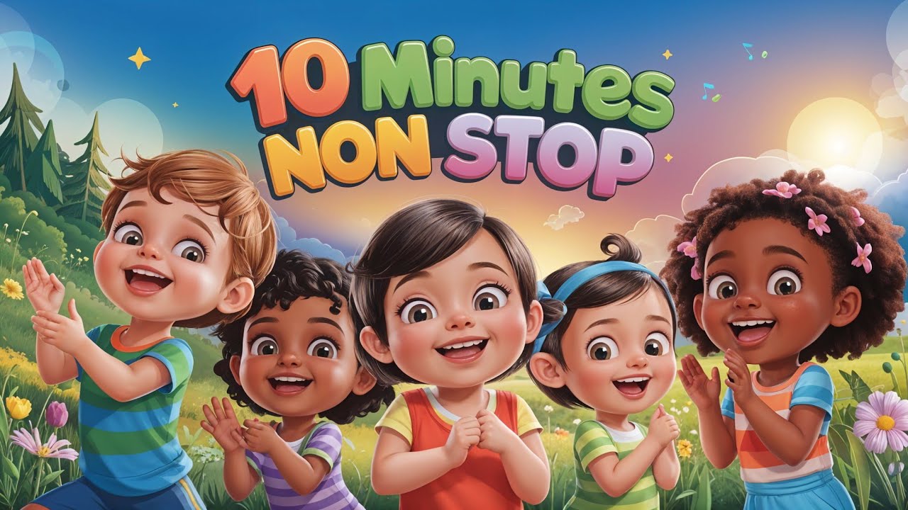"10 Minutes Nonstop Kids Rhymes | Top Nursery Songs for Children" - YouTube