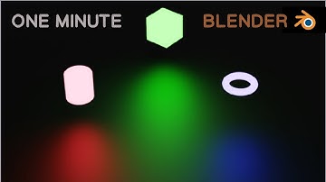 How to Add Glow Effect on any Object in Blender in One Minute | Blender Tutorial