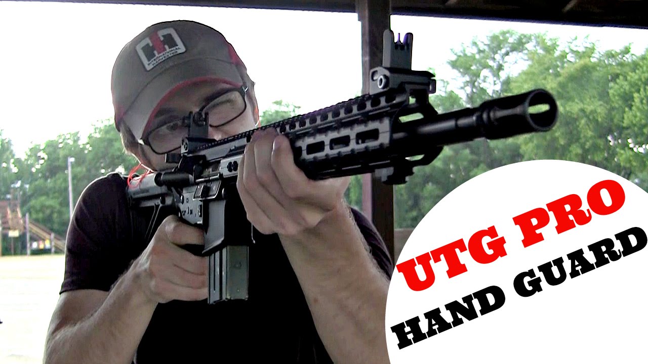 Palmetto State Armory AR15 With UTG PRO Free Float M-Lok Rail - YouTube