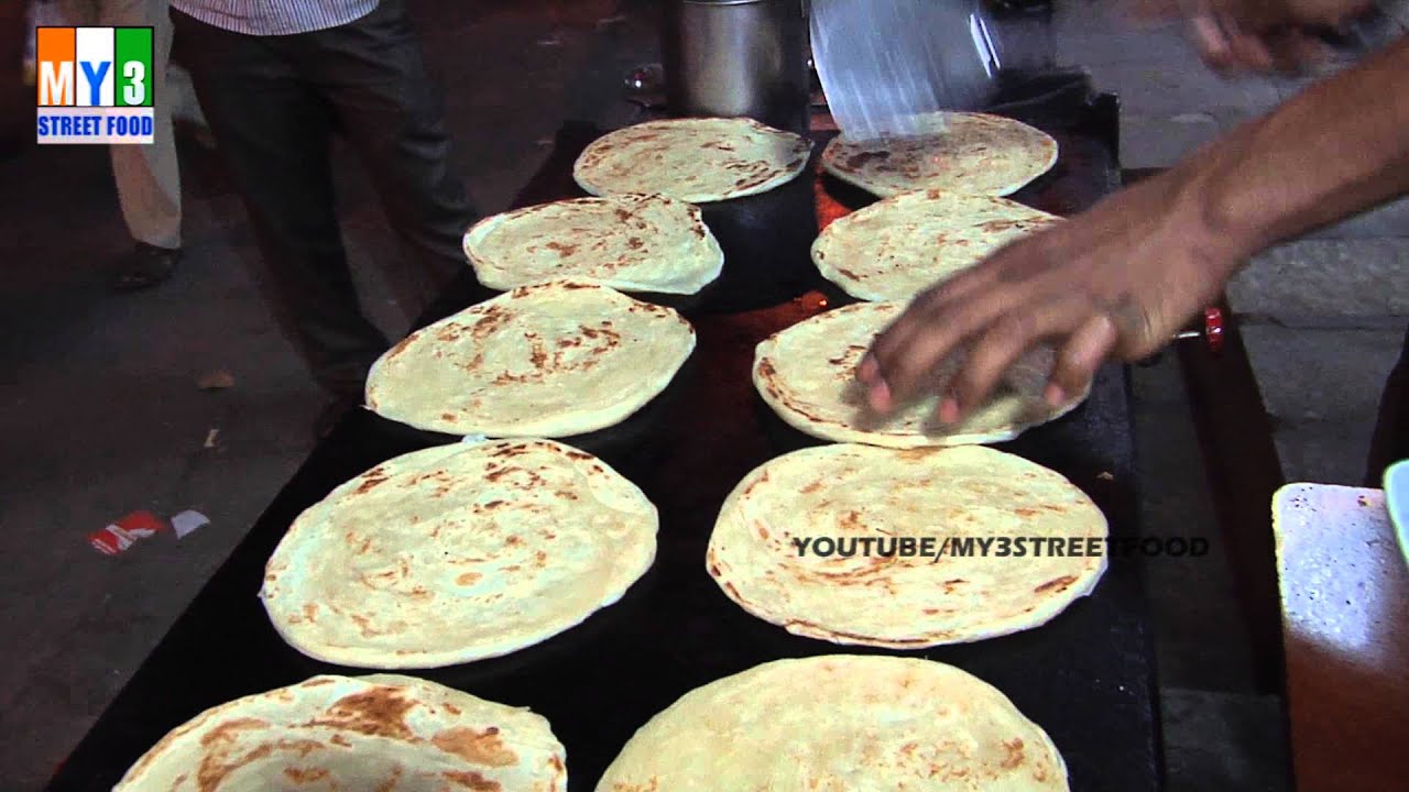 Parotta | Barotta | Porotta | Parata | Parontay | Prontha | HYDERABAD STREET FOOD street food