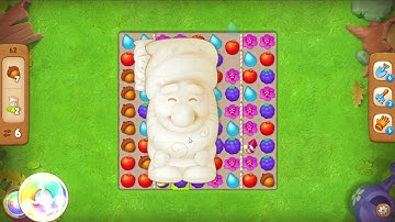 Gardenscapes level 62 No Boosters - 12 Moves 🌱 Gameplay Walkthrough Playrix