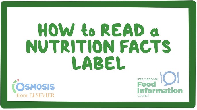 Decoding The Nutrition Facts Label A 2024