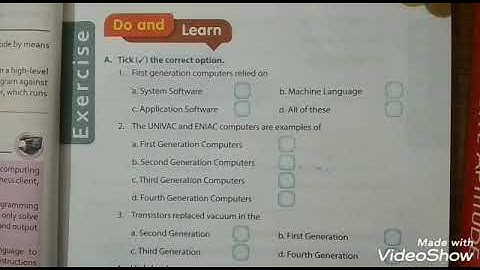 Class 6th|Chapter 2: The Growth Of Computers & Software (Part 3)