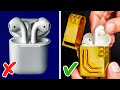 DIY GOLDEN CASE FOR AIRPODS || 5 COOL METAL CRAFTS