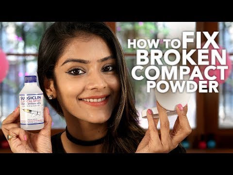 DIY How To Fix Broken Compact Powder | Home Remedies For Makeup | Simple DIY Videos For Girls | Foxy