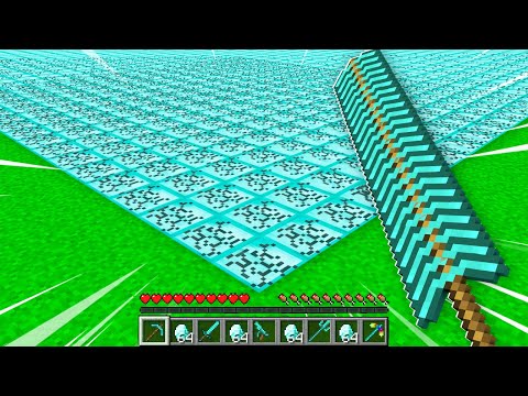 SINIRSIZ ELMAS TOPLAMA KAZMASI 😱 - Minecraft