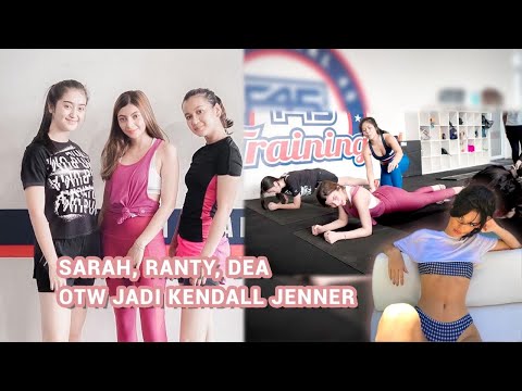 WORKOUT ALA KENDALL JENNER | SARAH KEIHL, RANTY MARIA ,DEA IMUT