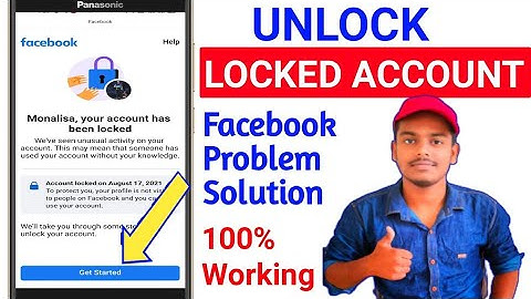 Facebook Account Locked How To Unlock 2025? | How to unlock facebook account | Fb unlock kaise kare?