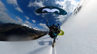 Flying The Mustache 18 In The Alps (Bleispitze No-Wind Start)