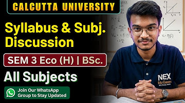 Calcutta University BSc Economics Hons Sem 3 | Complete CCF Syllabus & Subjects Explained