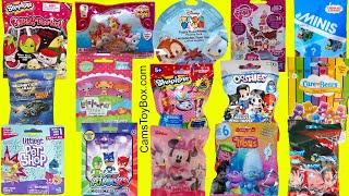 Blind Bags Opening Toys Shopkins Squish DeLish Lalaloopsy LPS Minnie Mouse TROLLS PJ MASKS Cars 3