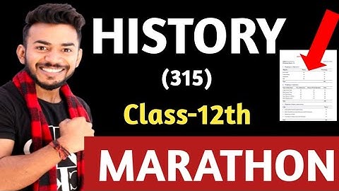 NIOS Class 12th History (315) | Exam Pattern | Important Questions With Syllabus by ArihantJain