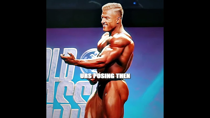 Urs Kalecinski posing now vs then | Urs kalecinski Dancing #urskalecinski #arnoldclassic #mrolympia