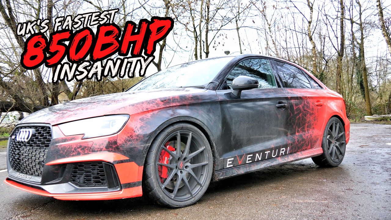 THIS *850BHP FULLY BUILT BIG TURBO* AUDI RS3 IS THE UK'S FASTEST!!