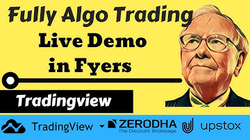 fully algo trading with tradingview in Fyers