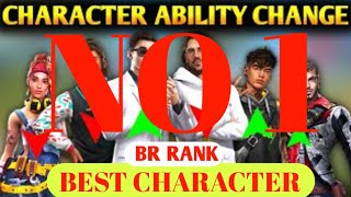 free fire character ability B R. RANK. best ability combination for free fire 🔥🔥 lovers ❤️❤️❤️❤️