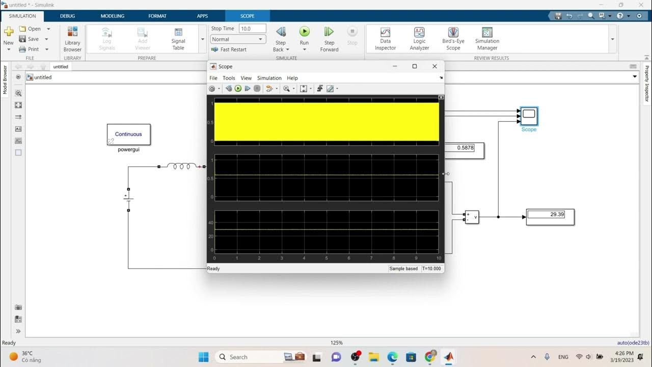 (Bài 40%) - Mô phỏng bộ chuyển đổi Buck-Boost Conventer bằng Matlab ...