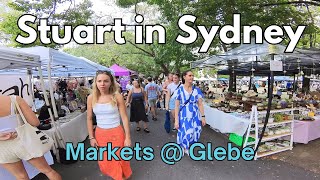 MARKETS @ GLEBE 4k Walk  Sydney Australia