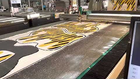 AOL print carpet camera scan cutting machine