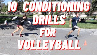 Anaerobic Conditioning For Volleyball Players || Conditioning Drills For Volleyball
