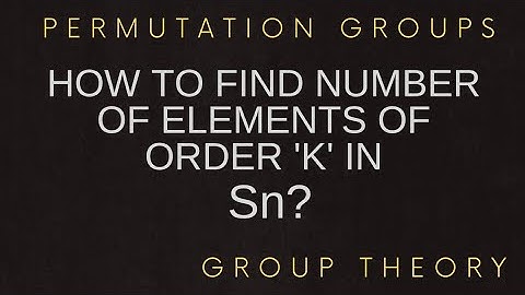 Number of elements of order 