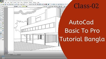 AutoCad Basic To Pro Tutorial Bangla | Class: 02 | Civil Engineering Diaries || AutoCad Drawing