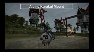 Final Fantasy XIV - Albino Karakul Mount