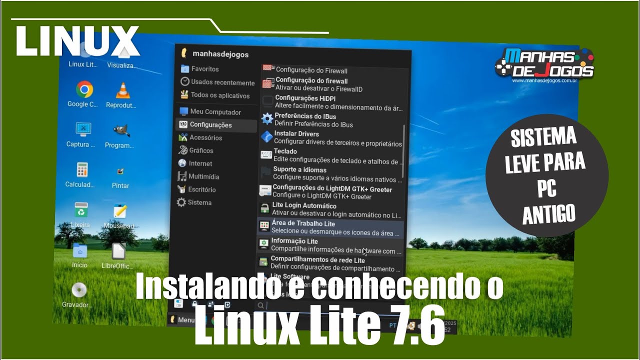Instalando e conhecendo o Linux Lite 7.6 - YouTube