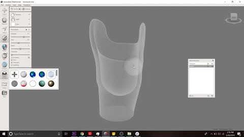 Create Transtibial Socket from Residual Limb Scan Using Meshmixer