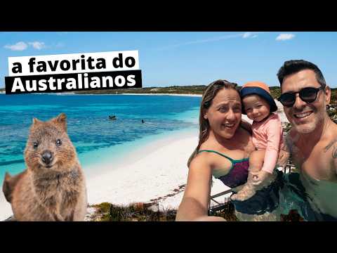 CHEGAMOS NA AUSTRÁLIA E JÁ VIMOS ISSO - Rottnest Island | Austrália