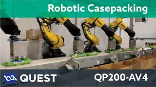 Quest Quik Pack QP200-AV4 | 4 Articulated Robot Casepacker