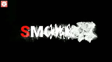 How to Make Smoke Text Reveal Animation intro in Kinemaster 2021 || Smoke Text intro Kinemaster