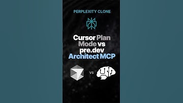I tested Cursor Plan Mode vs. pre.dev Architect MCP on 2 Perplexity clones (the results are wild)