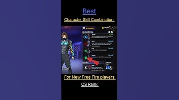 CS Rank Best Character Combination ✅ New Best Character Combination For CS Rank #freefire #shorts