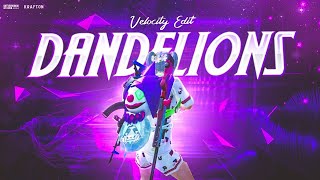 Dandelious Velocity Bgmi Montage Slowed | Reverb | By An gaming #PushThepitTrend