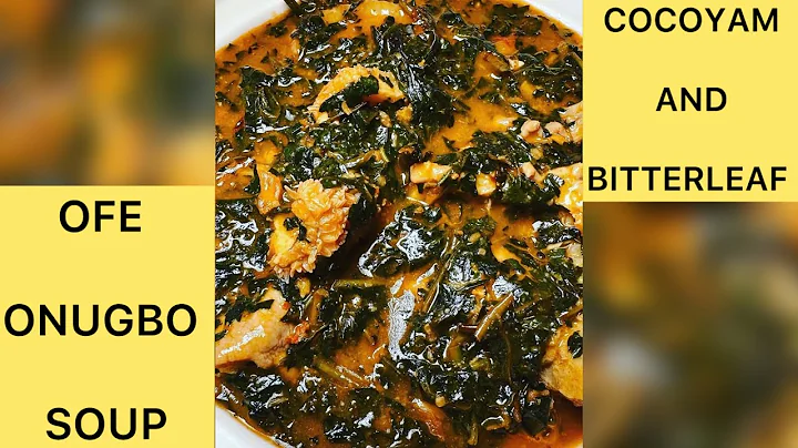 How to cook bitterleaf soup | ofe ede soup | cocoyam soup