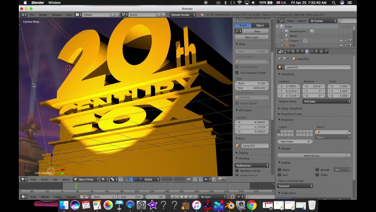 20th Century Fox 2009/2010 Logo Remake Part 1: Structure, Stage, and Right Spotlight