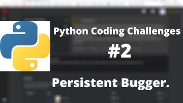 Python Coding Challenge #2: Persistent Bugger