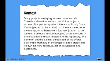 Solving InnerSource Problems by Leveraging the Community, an InnerSource Patterns Webinar 20170316