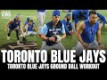 Bo Bichette, Cavan Biggio &amp; Santiago Espinal Ground Ball Training &amp; Workout Video | BLUE JAYS