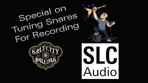 Drum Tuning Techniques Part 1 of 4: Tuning Snare Drums for the Studio