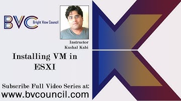Installing VM in ESXI - VMWare vSphere 6.5 in Bengali