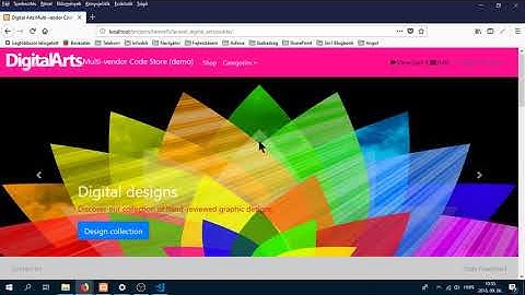 PHP Laravel projekt bemutatása