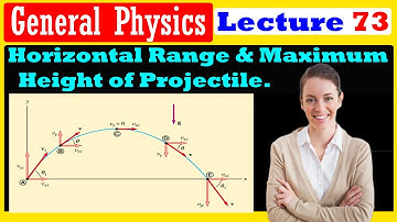 General Physics | Lecture 73| Projectile Motion| Horizontal Range and Maximum height | በአማርኛ