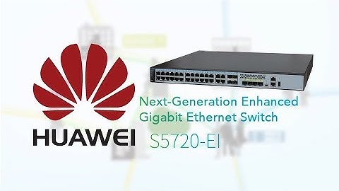 Huawei S5720-EI Series Switches Introduction
