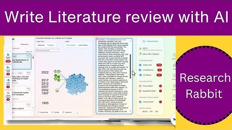 Literature Review through Research Rabbit |AI tool in Research|#LiteratureReview#ResearchRabbit