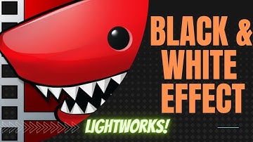 Convert a Color Video Clip to Black & White | Lightworks | Tutorial | Urdu & Hindi