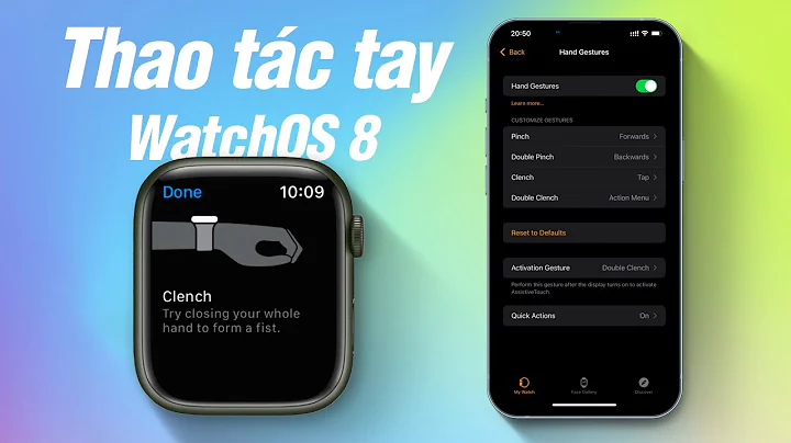 watchOS 8: Chia sẻ thao tác tay trên Apple Watch