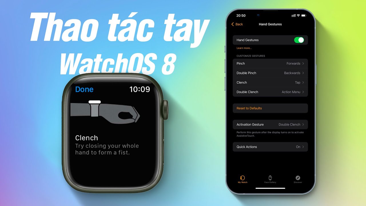 Tính năng thao tác tay trên Apple Watch sử dụng thế nào?